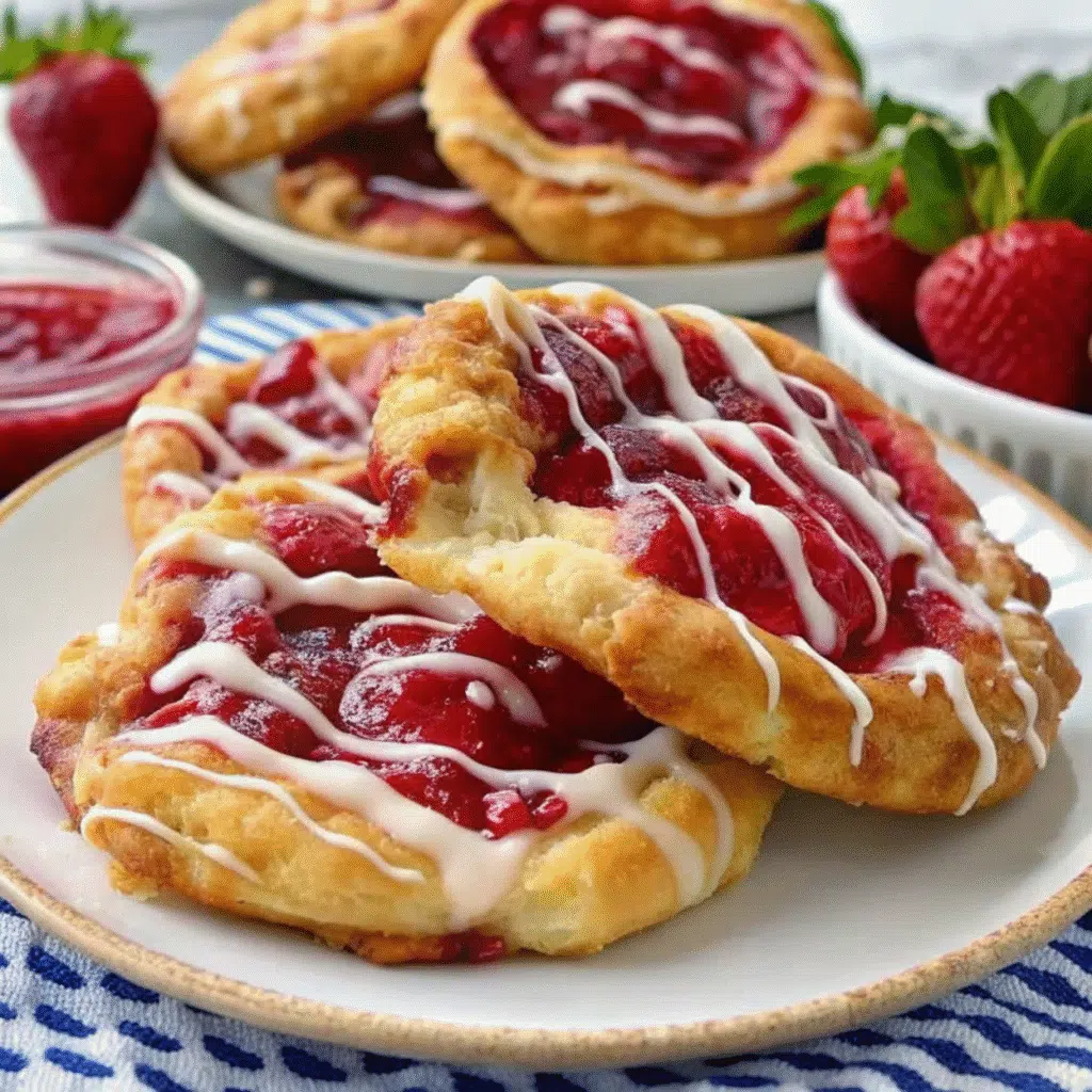 Strawberry Cream Cheese Danish 6 These homemade Strawberry Cream Cheese Danish taste like expensive bakery pastries but cost almost nothing to make and only take 30 minutes from start to finish