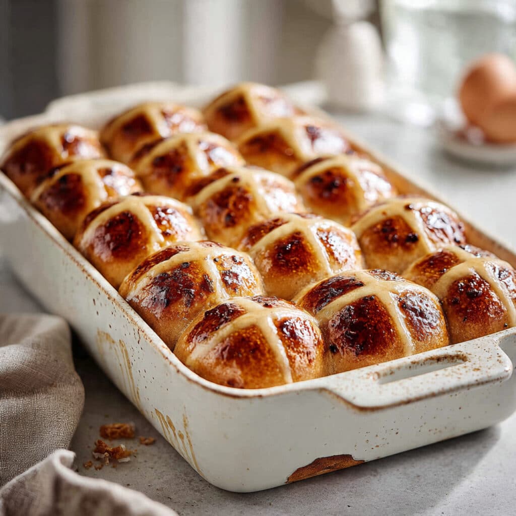 Sourdough Hot Cross Buns