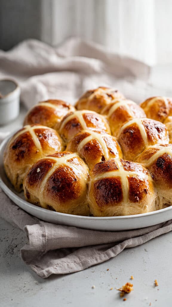 Sourdough Hot Cross Buns
