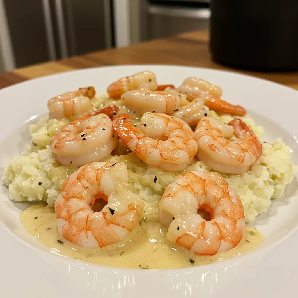 Creamy Garlic Shrimp Over Mashed Potatoes 7 Creamy Garlic Shrimp Over Mashed Potatoes - Restaurant-quality comfort food made easy at home!