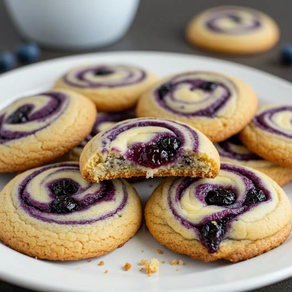 Easy Blueberry Cheesecake Swirl Cookies 7 Blueberry Cheesecake Swirl Cookies - soft, creamy, and bursting with fresh blueberry flavor in every bite!