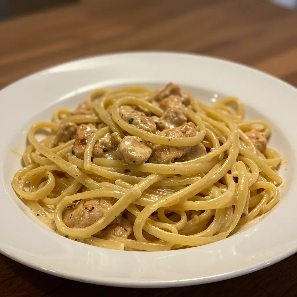 Cowboy Butter Chicken Linguine – ridiculously creamy, garlicky, ready in thirty minutes flat