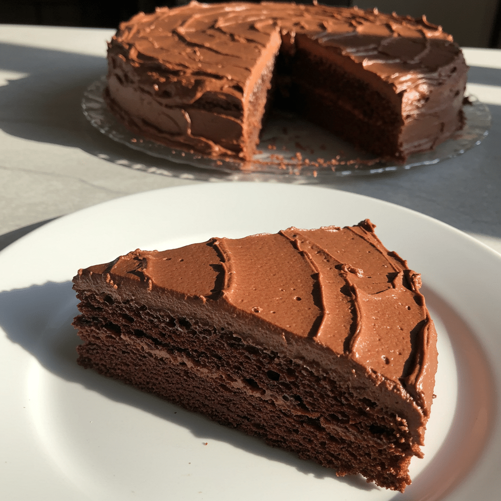 This buttermilk chocolate cake stays moist for days and disappears fast at every gathering