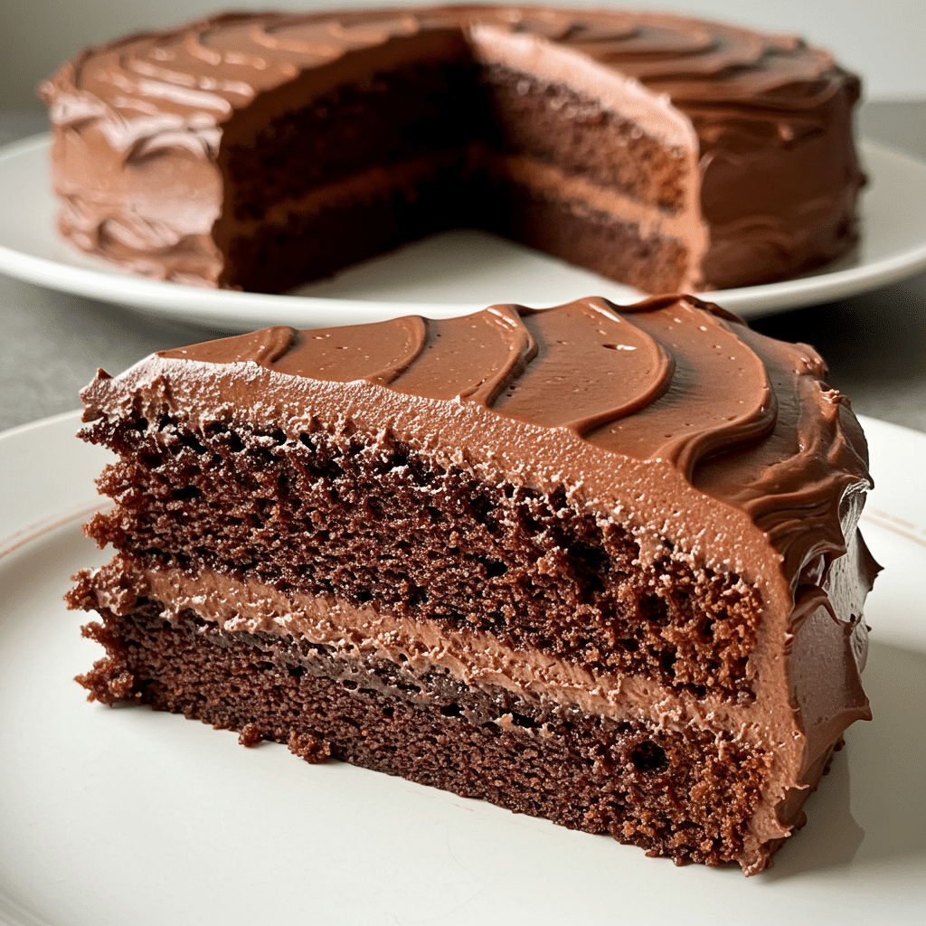 This buttermilk chocolate cake stays moist for days and disappears fast at every gathering