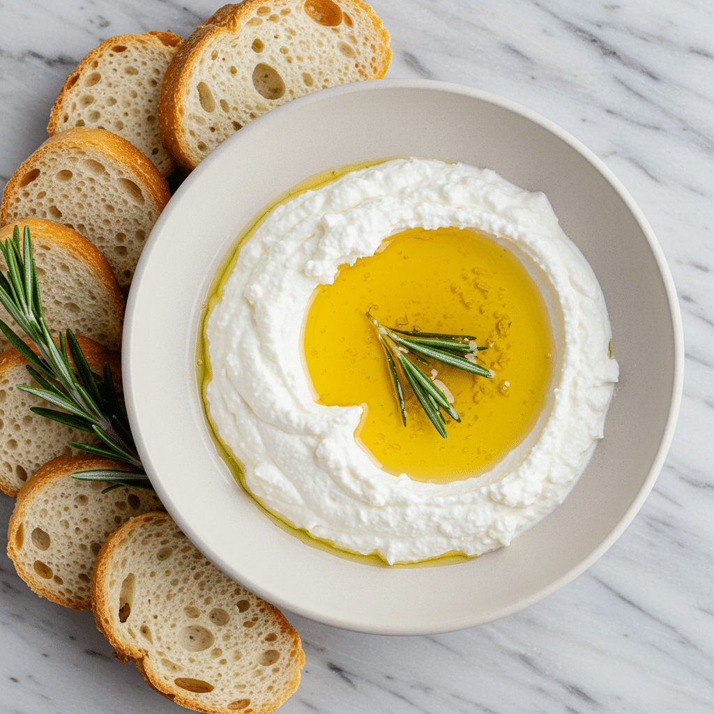 This 10-minute ricotta dip with hot honey is the perfect balance of creamy, sweet, and spicy – your new favorite appetizer!