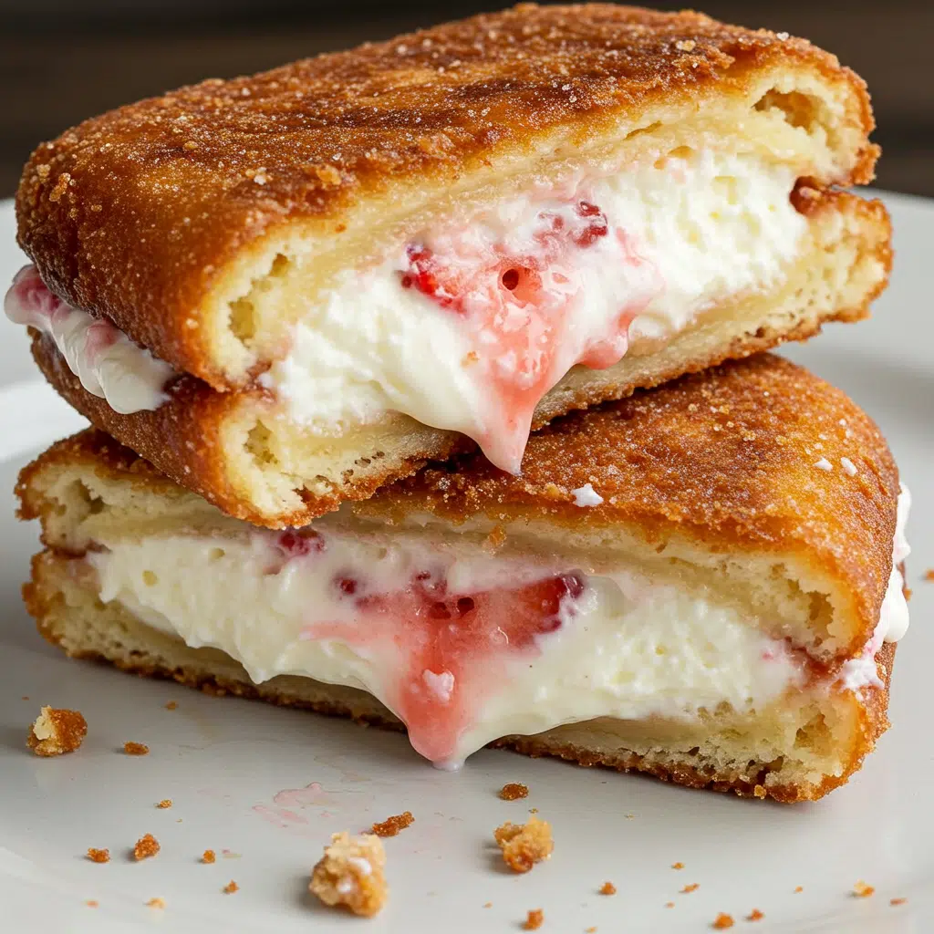 Home Page 7 These fried strawberry cheesecake sandwiches are crispy on the outside, creamy on the inside, and absolutely irresistible!