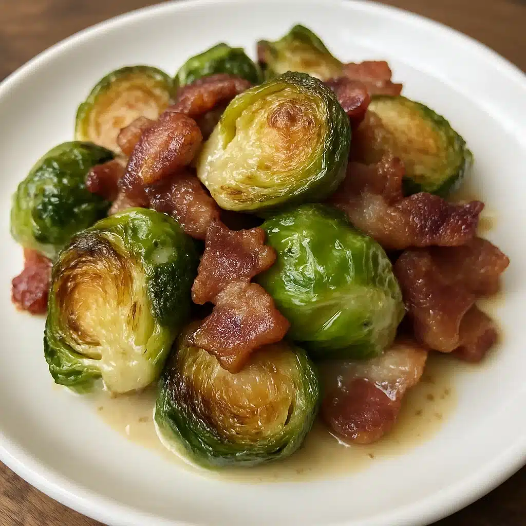 bacon Brussels sprouts are the perfect blend of smoky, crispy, and tender – ready in just 15 minutes!