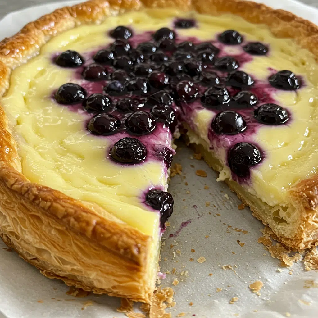 Home Page 16 Simple Lemon-Blueberry Puff Pastry Tart ready in 30 minutes using basic ingredients you probably have at home