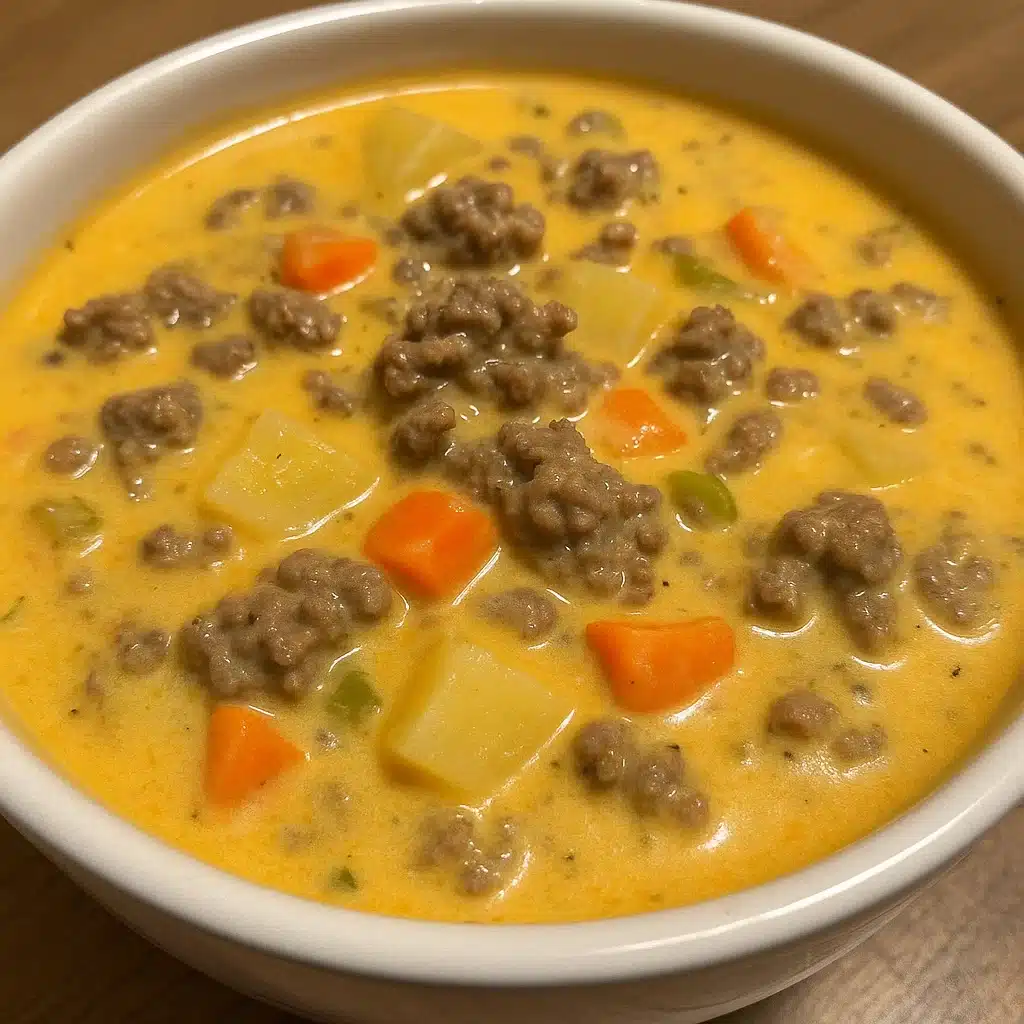 Home Page 22 Cheeseburger soup that actually tastes like cheeseburgers. Kids approved, husband approved, basically liquid comfort food