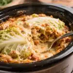 Slow Cooker Unstuffed Cabbage Rolls 5 Easy slow cooker unstuffed cabbage rolls - all the comfort food taste of traditional stuffed cabbage without spending hours in the kitchen rolling individual leaves