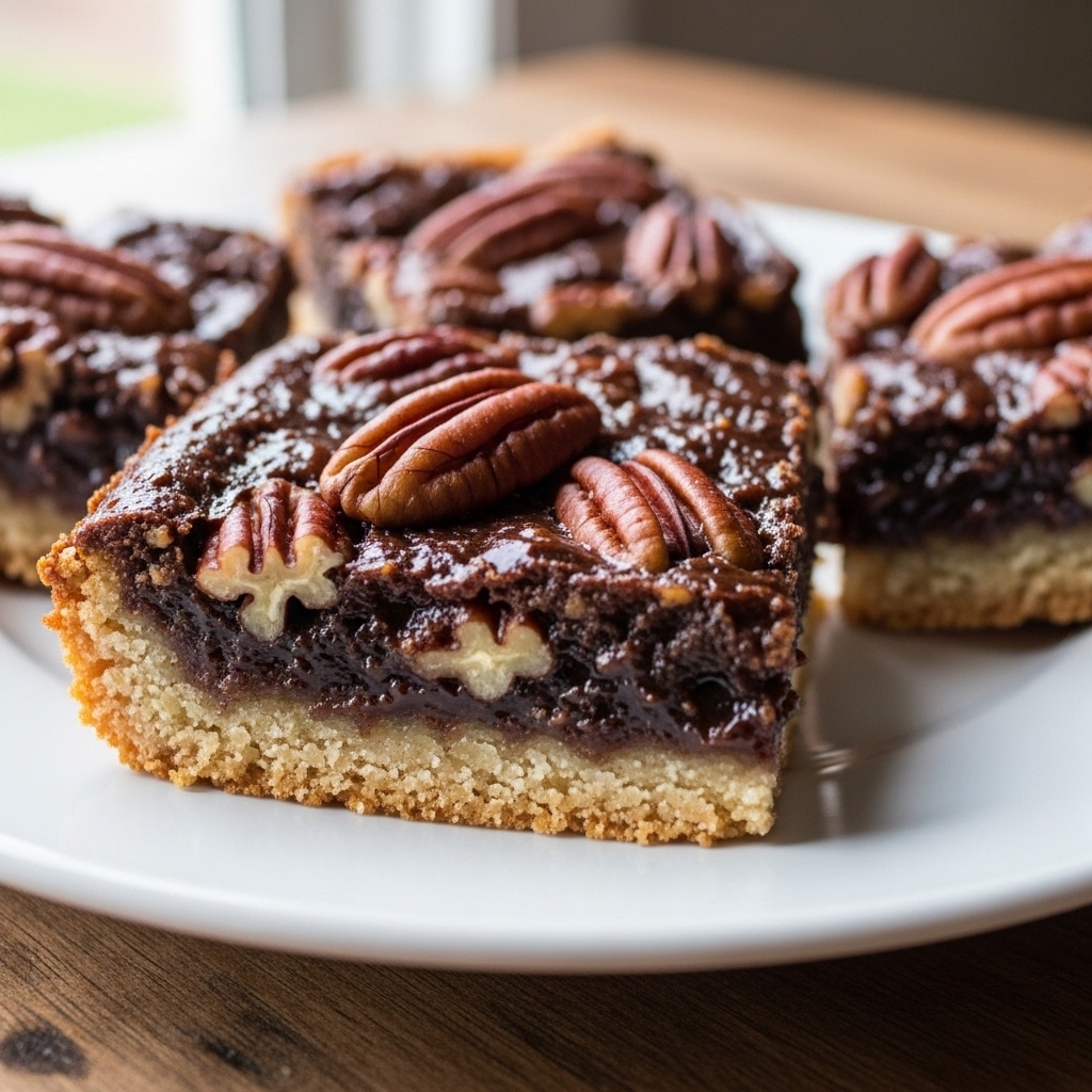 Chocolate Pecan Pie Bars – All the flavor of classic pecan pie with chocolate chips