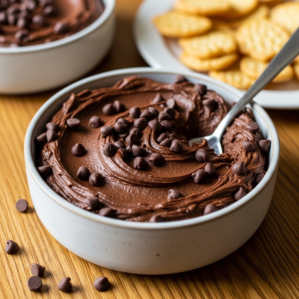 5-minute Brownie Batter Dip is the ultimate no-bake dessert! Creamy, chocolatey, and impossibly easy with just 5 ingredients.