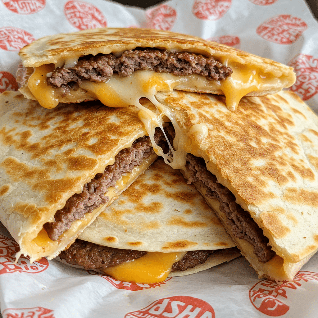 Smashburger Quesadillas combine crispy-edged beef patties and melted cheese in a toasted tortilla for the ultimate comfort food fusion!