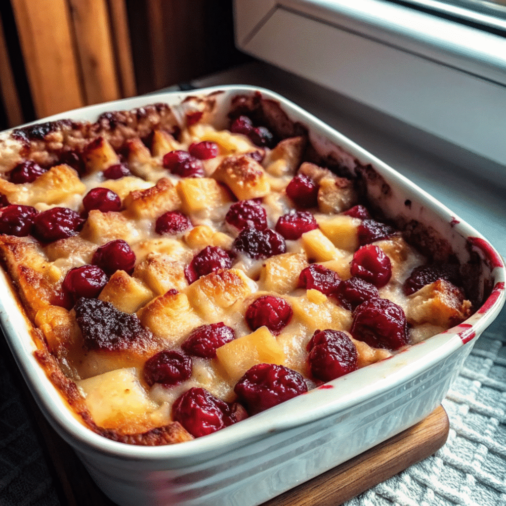 Cranberry Apple Bake Bliss for breakfast