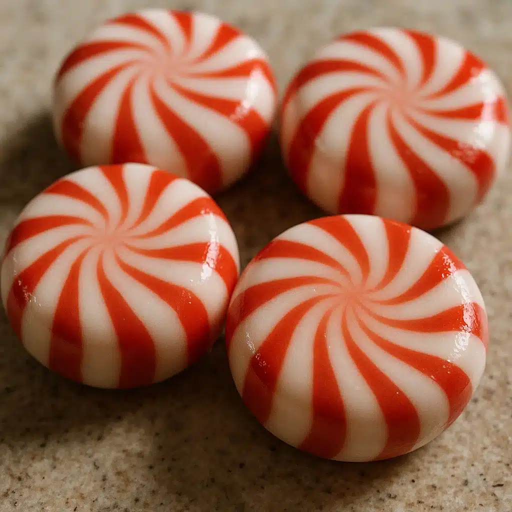 Homemade Christmas Peppermints - soft, creamy, melt-in-your-mouth holiday treats that are surprisingly easy to make with just cream cheese, butter, and powdered sugar!