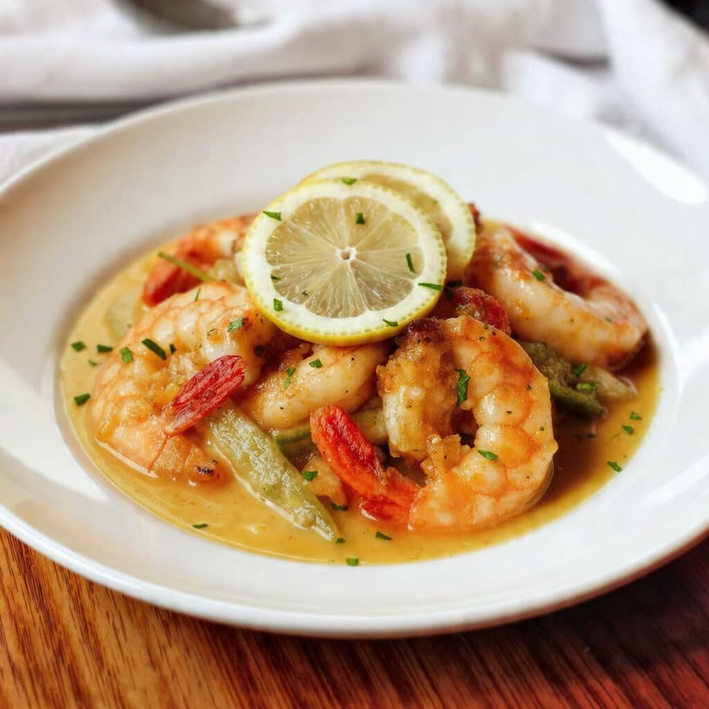 Classic Shrimp Scampi – tender, buttery shrimp in a garlicky white wine sauce that's ready in just 15 minutes.