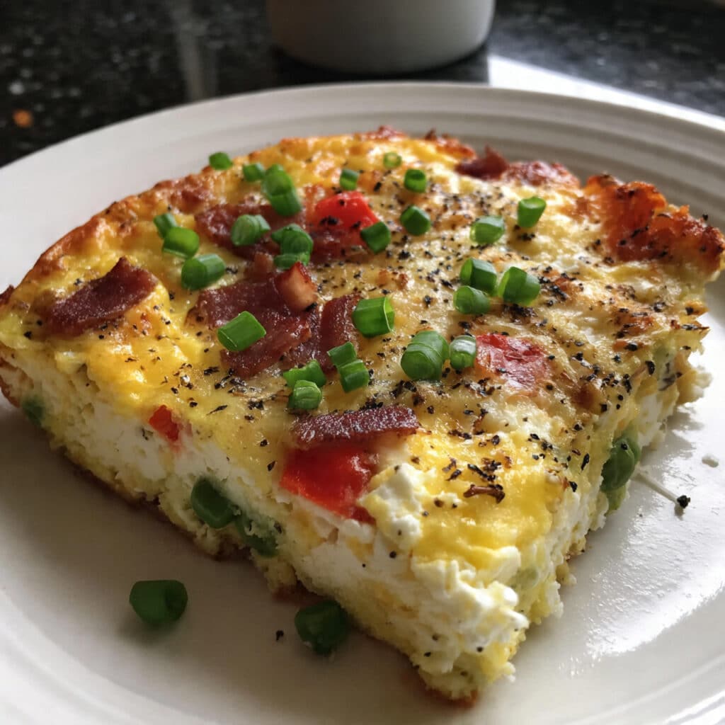 High Protein Cottage Cheese and Egg Breakfast Bars - the ultimate meal prep breakfast! Packed with protein and veggies, perfect for busy mornings.