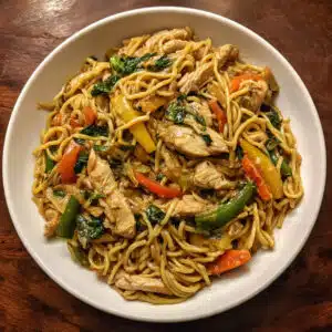 15-minute Chicken Chow Mein is better than takeout! Tender chicken, crisp vegetables, and perfectly sauced noodles make this an instant weeknight favorite.