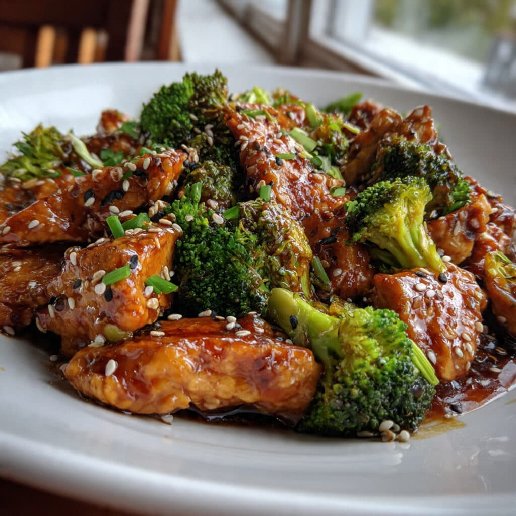 30-Minute Teriyaki Chicken and Broccoli - better than takeout and made in one pan! This weeknight dinner favorite features tender chicken, crisp broccoli, and a homemade teriyaki sauce