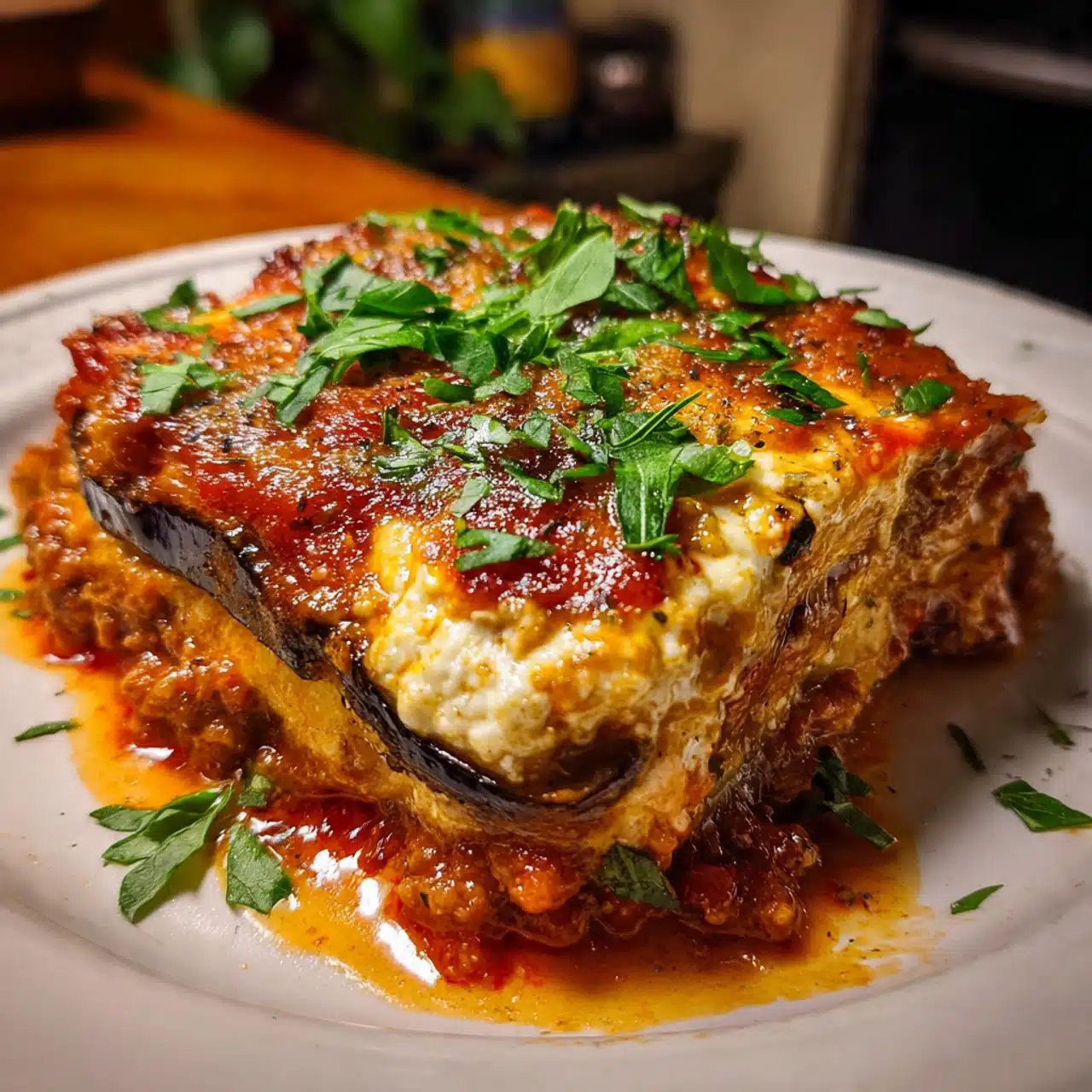 Best Eggplant Lasagna with Meat
