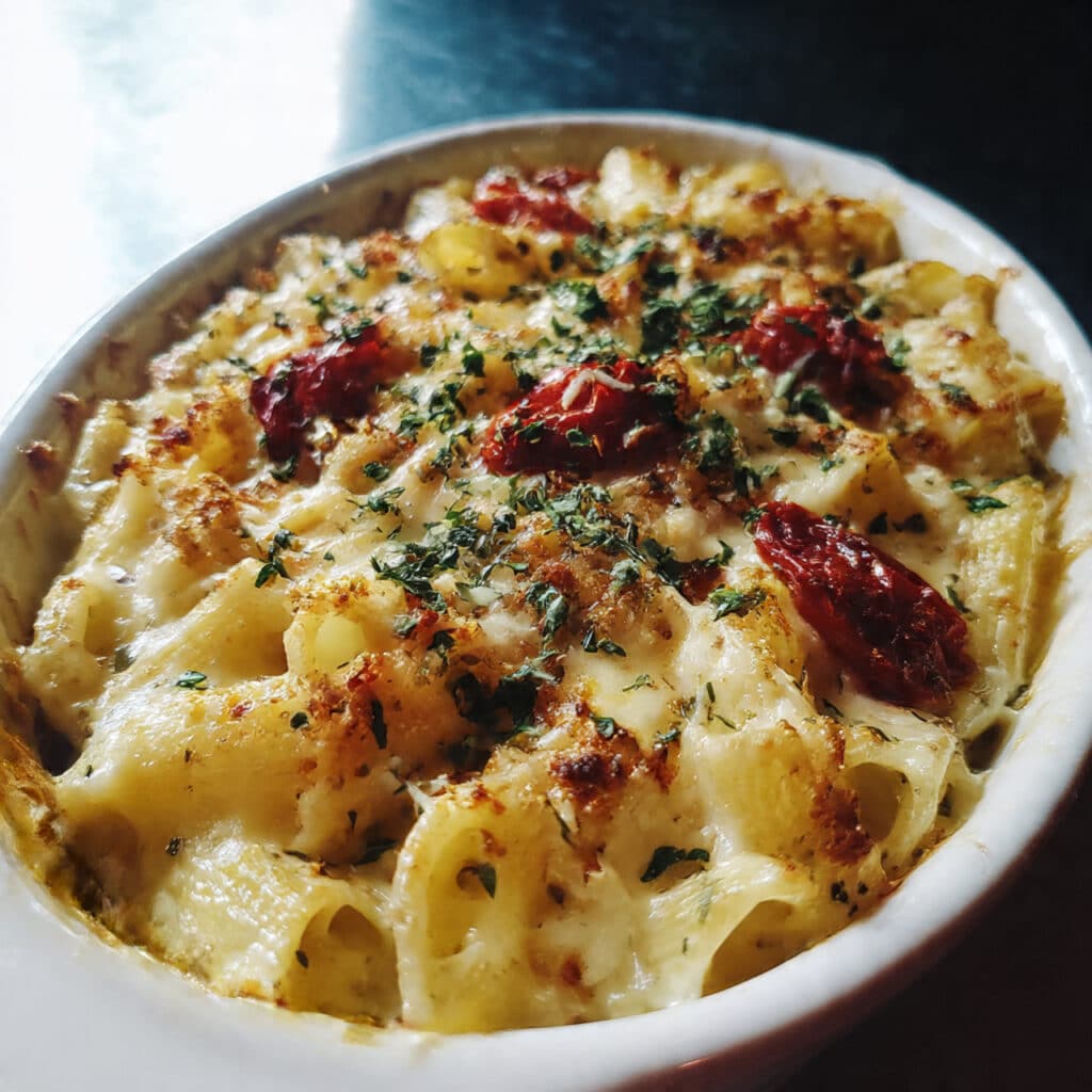 Palmini Baked Feta Pasta is low-carb comfort food at its finest! Creamy, tangy feta melts into sweet burst tomatoes for the easiest weeknight dinner.