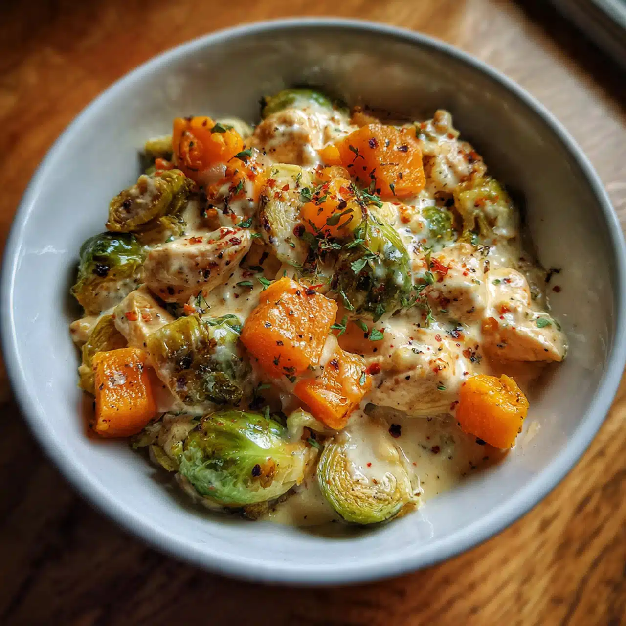 Chicken Brussels Sprouts and Butternut Squash 7 Chicken Brussels Sprouts and Butternut Squash