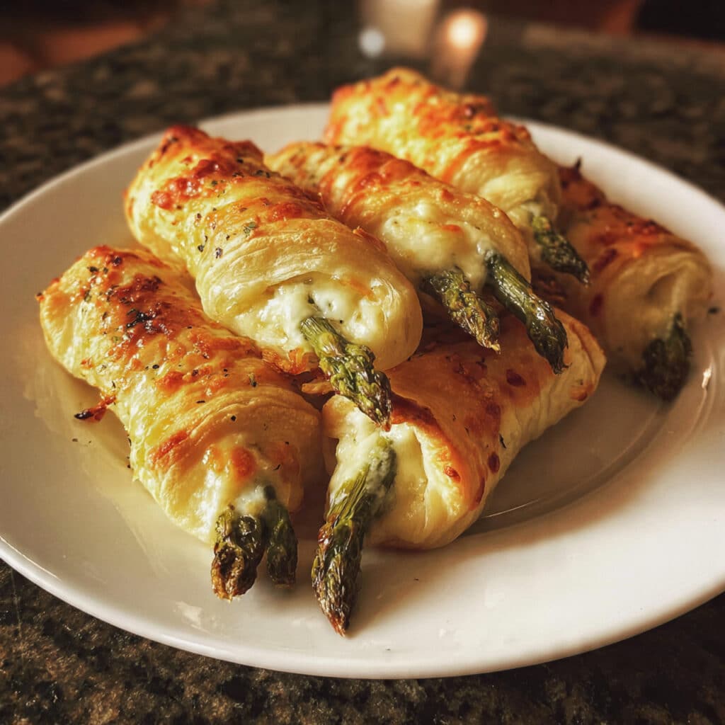 Cheesy Asparagus Puffs – flaky, golden, and ready in 25 minutes