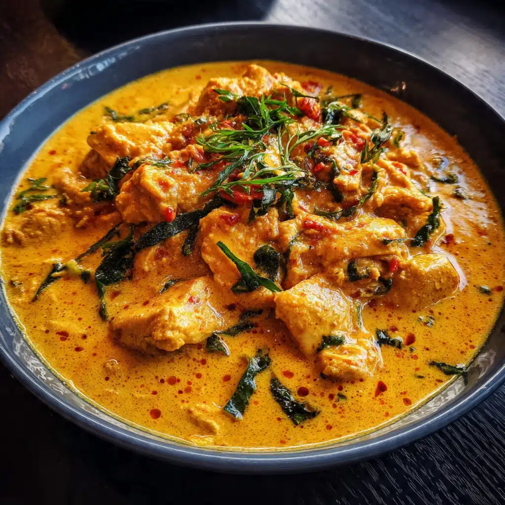 Coconut Curry Chicken: Easy 30-Minute Weeknight Dinner 7 Creamy coconut curry chicken in a bowl over white rice, garnished with fresh cilantro