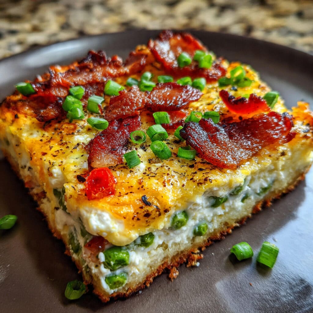 High Protein Cottage Cheese and Egg Breakfast Bars - the ultimate meal prep breakfast! Packed with protein and veggies, perfect for busy mornings.