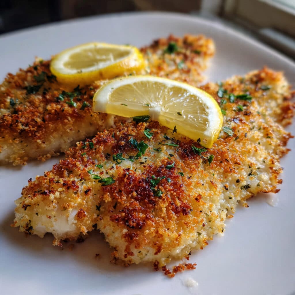 Crispy Parmesan Crusted Air Fryer Tilapia – ready in just 15 minutes and bursting with flavor!