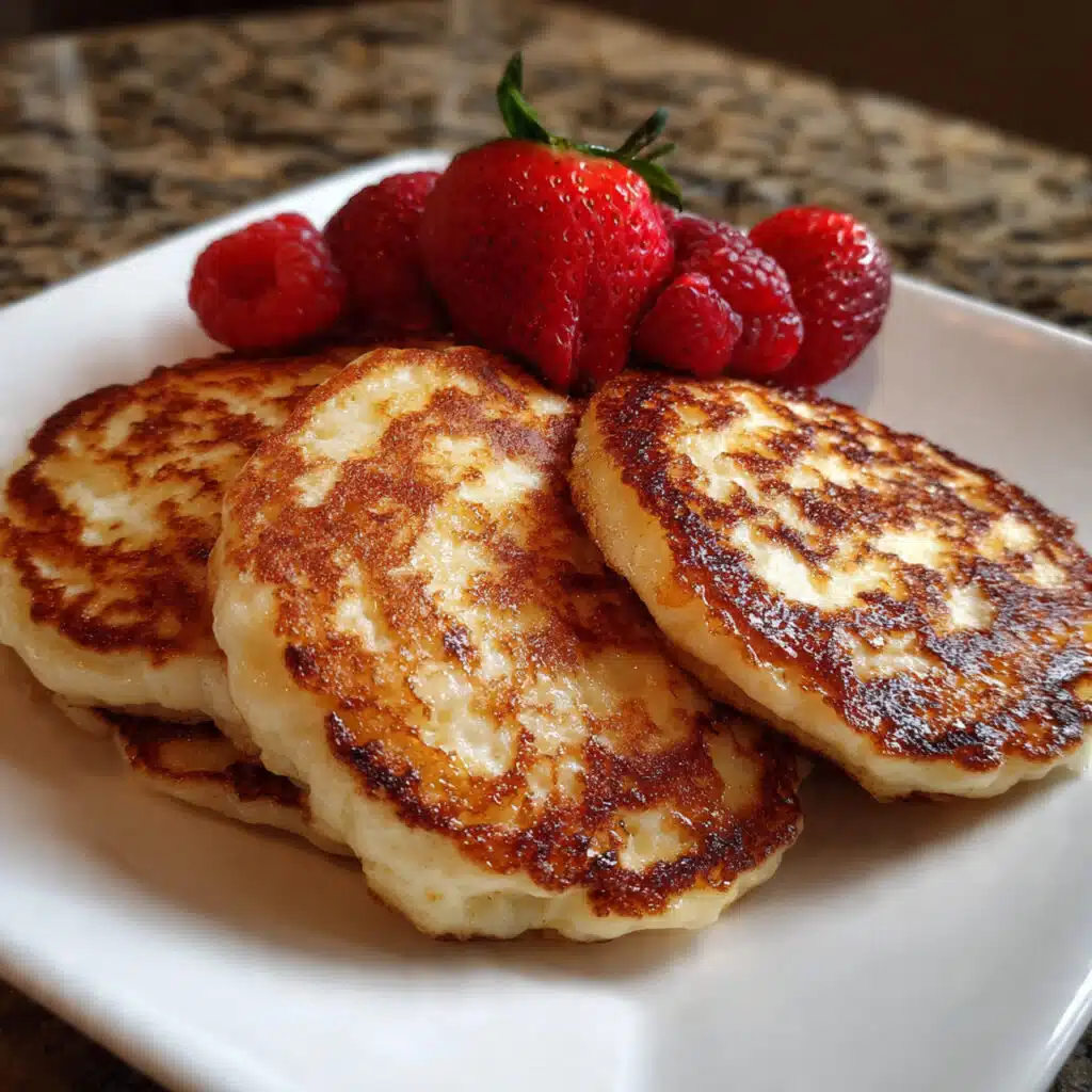 Fluffy Cottage Cheese Pancakes – tender, protein-packed, and ready in under 30 minutes!