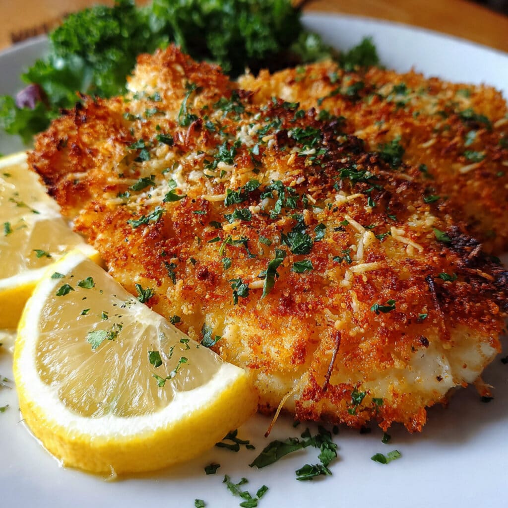 Crispy Parmesan Crusted Air Fryer Tilapia – ready in just 15 minutes and bursting with flavor!