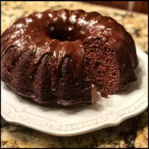 hocolate bundt cake made with cake mix — incredibly moist, rich, and so easy! Perfect for any celebration or whenever you need a chocolate fix