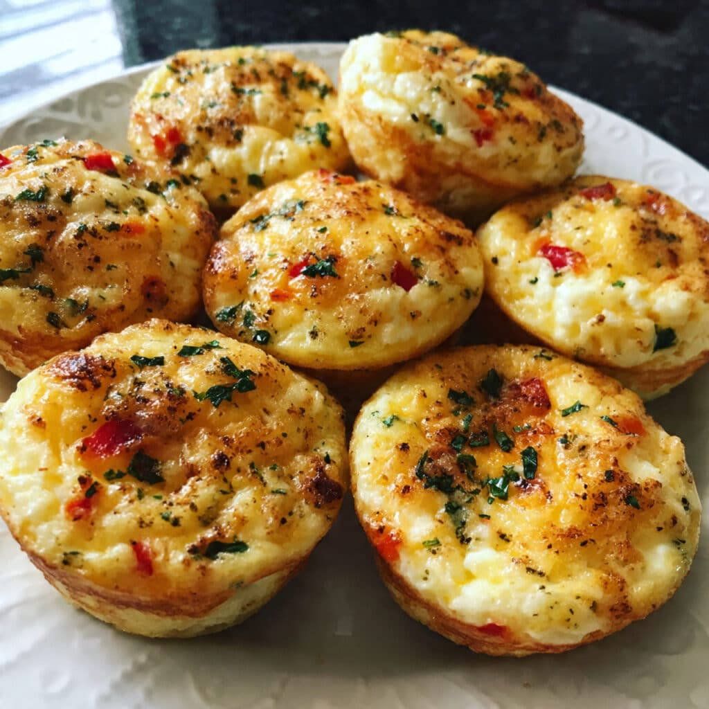 protein-packed cottage cheese egg bites that taste like they're from your favorite coffee shop! Perfect for meal prep and endlessly customizable