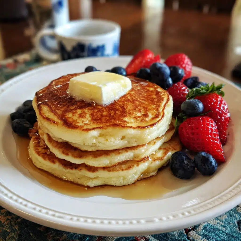 fluffiest Greek yogurt pancakes you'll ever make—protein-packed, tender, and absolutely irresistible