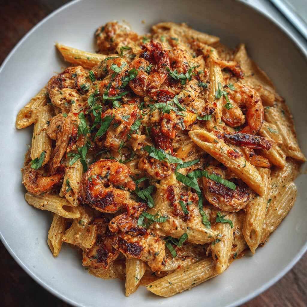 Marry Me Shrimp Pasta – Tender shrimp in a dreamy sun-dried tomato cream sauce that's pure comfort in a bowl