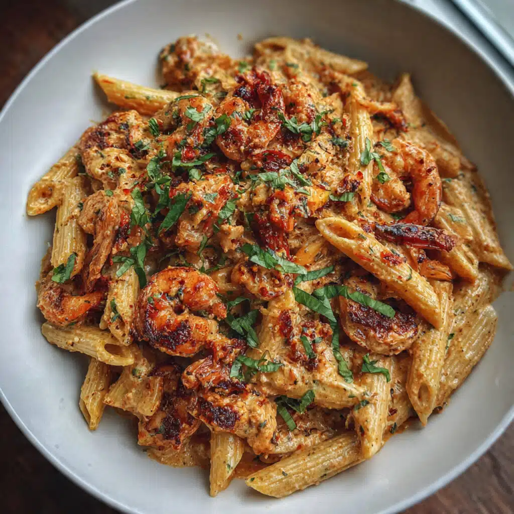 Marry Me Shrimp Pasta – Tender shrimp in a dreamy sun-dried tomato cream sauce that's pure comfort in a bowl