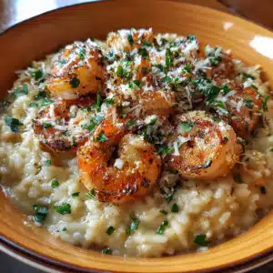 Garlic Butter Shrimp and Rice – buttery, cheesy, and ready in just 20 minutes!