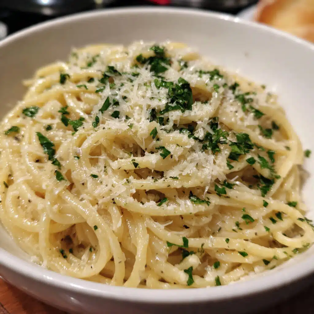 easy garlic butter pasta, simple garlic pasta recipe, buttery garlic noodles, quick pasta dinner, weeknight pasta recipe, garlic parmesan pasta, 20 minute pasta, Italian butter pasta, homemade garlic pasta