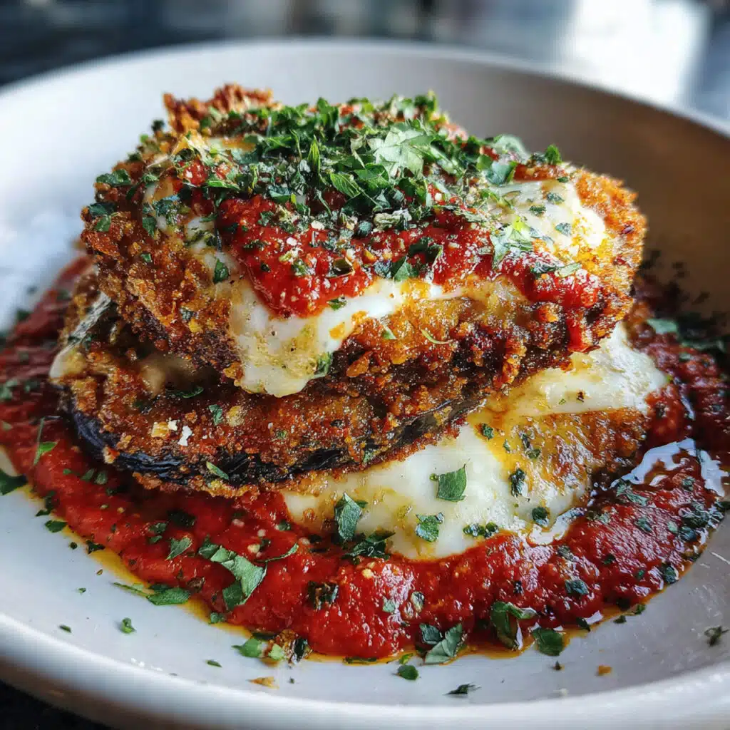 Baked Eggplant Parmesan – crispy, cheesy, and oh-so-comforting. This easy baked version