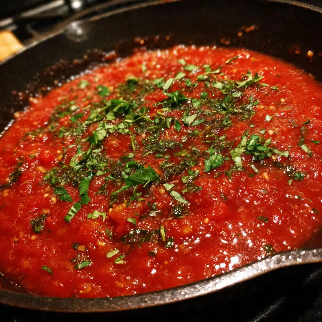Classic Homemade Marinara Sauce — slow-simmered, full of flavor, and made with love