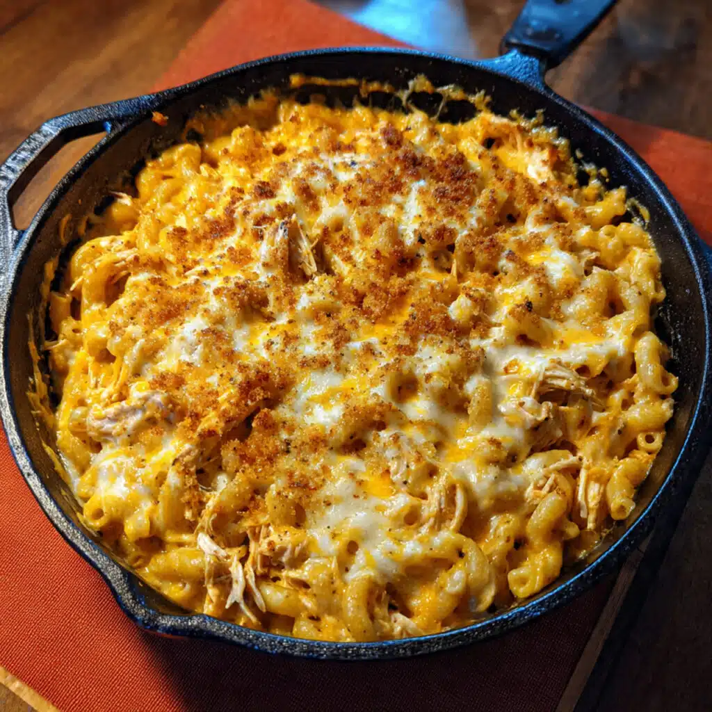 Creamy, spicy, and absolutely irresistible! This Buffalo Chicken Mac and Cheese combines two comfort food favorites into one incredible dish.