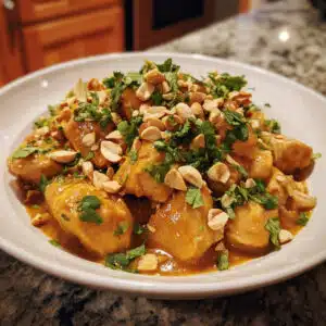 Thai Peanut Chicken with a rich, creamy peanut sauce—ready in 30 minutes and packed with restaurant-quality flavor!