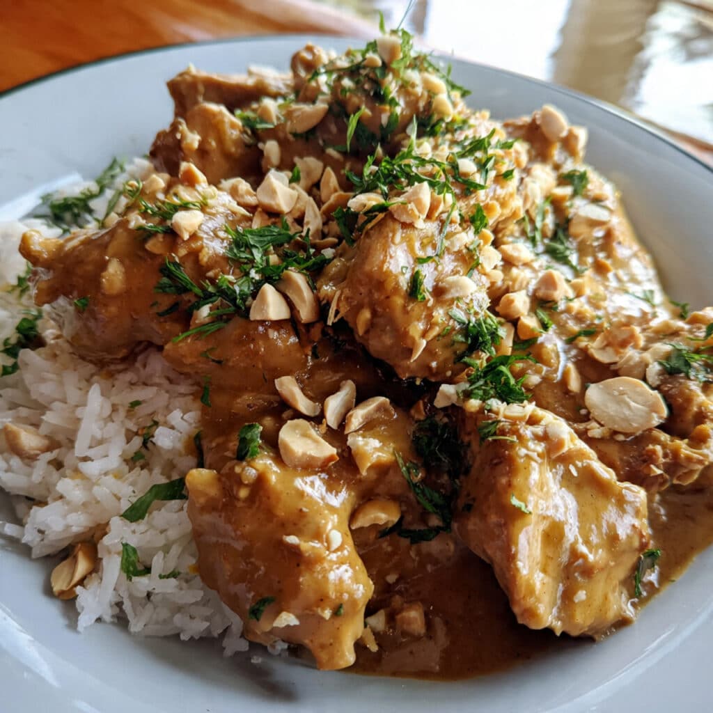 Thai Peanut Chicken with a rich, creamy peanut sauce—ready in 30 minutes and packed with restaurant-quality flavor!