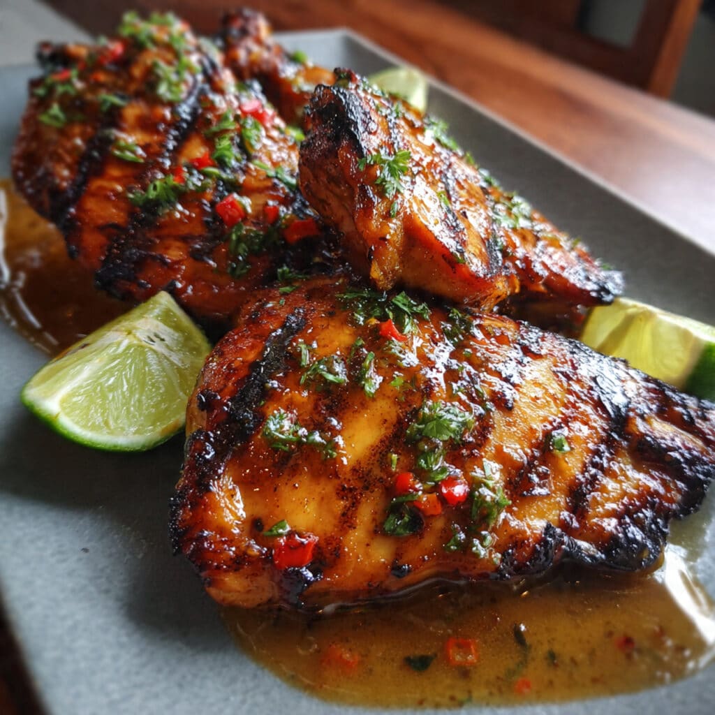 This Thai grilled chicken is sweet, tangy, and perfectly charred—everything you want in a weeknight dinner or weekend cookout