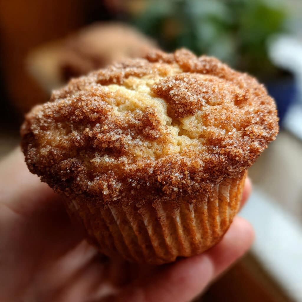 The easiest homemade Cinnamon Sugar Muffins with that perfect bakery-style crunchy top! Soft, fluffy, and ready in just 30 minutes.