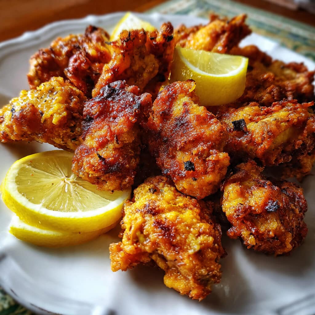 Air Fryer Chicken with lemon butter is weeknight easy but tastes like a special occasion. No deep fryer needed