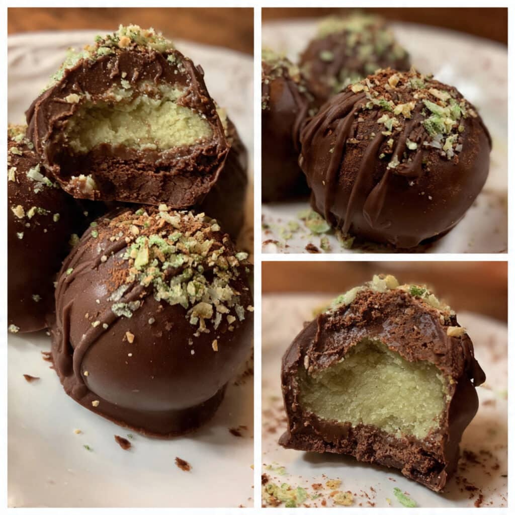 mint chocolate truffles are rich, smooth, and refreshingly minty—made with just 3 ingredients