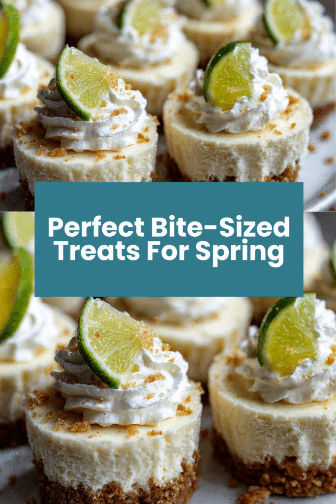 Mini Key Lime Cheesecakes 5 Mini Key Lime Cheesecakes