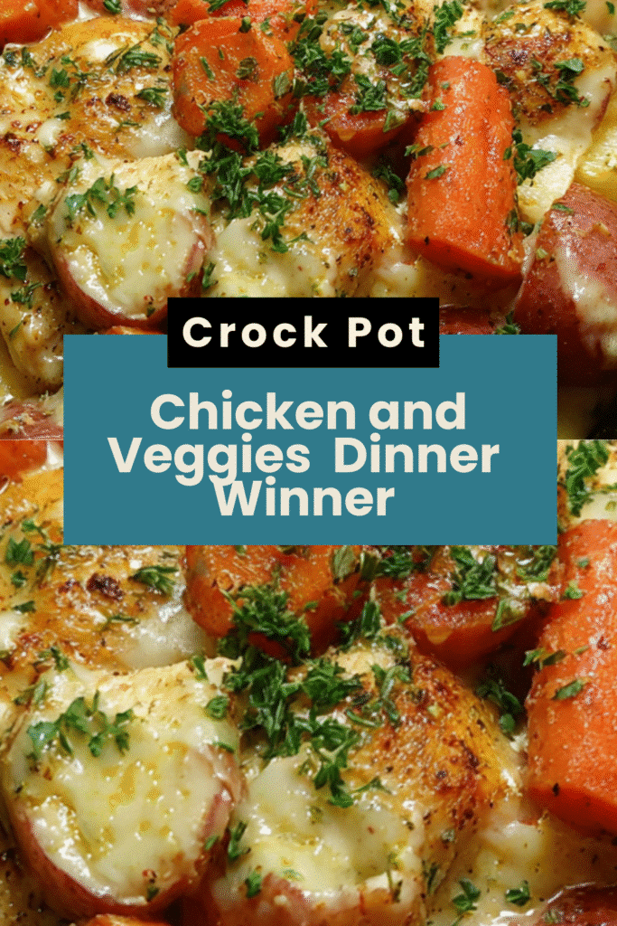 Crock Pot Garlic Butter Chicken with Potatoes and Carrots 5 Crock Pot Garlic Butter Chicken with Potatoes and Carrots